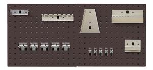 2 x 495 x 457mm Wall mountable Bott Perfo® tool panels complete with a 15 piece hook kit.... Bott Perfo Panels | Shadow Boards | Tool Boards | Wall Mounted